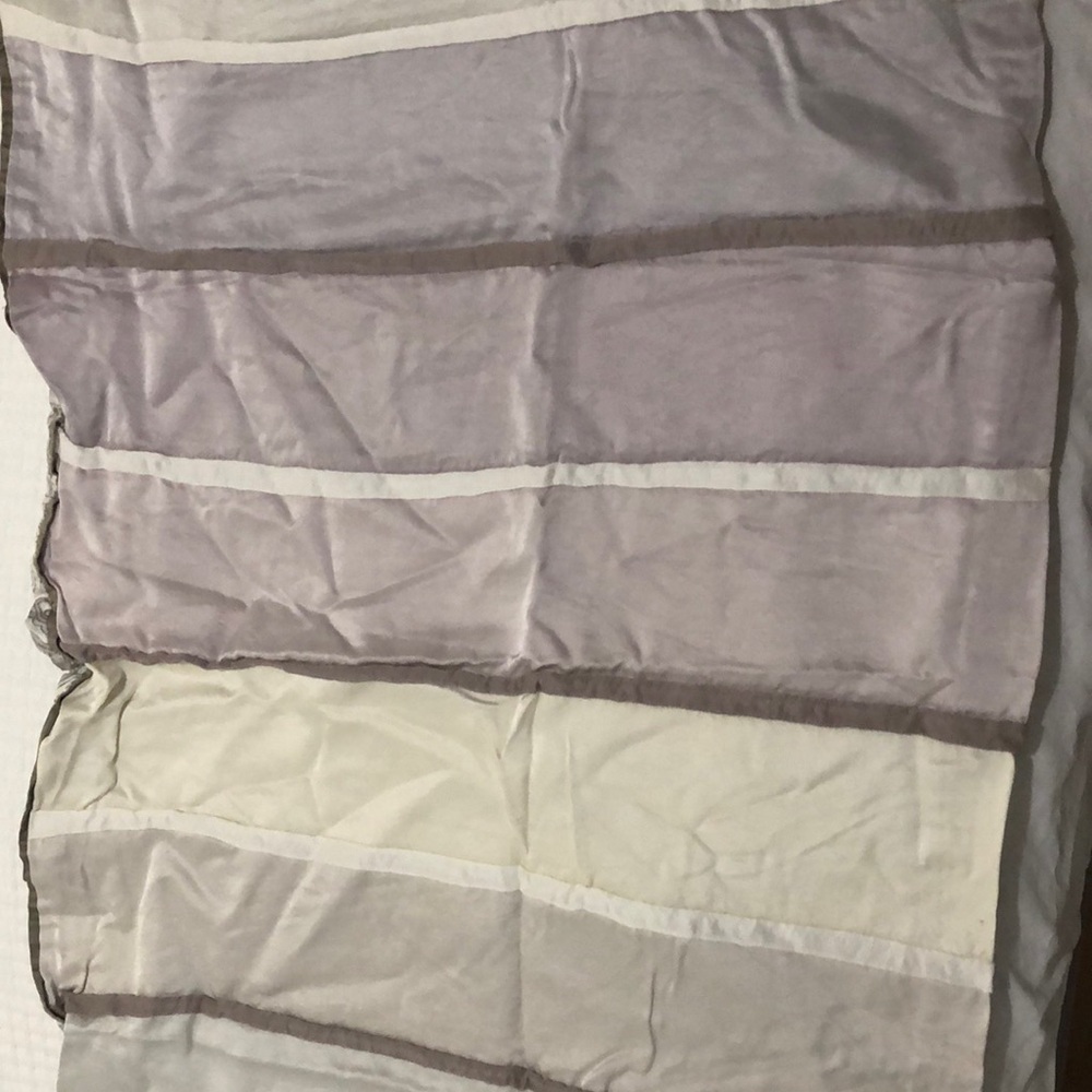 Gluckstein Luxe Silk Mix Duvet Cover - Queen Size Small Gray Cream and Mauve